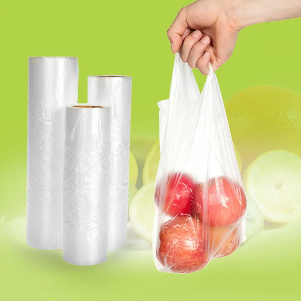 Модная продукция рулон сверхмощная растительная пища пластиковый мешок морозильник чистая кухня еда свежая сумка - Цвет: 25x28CM