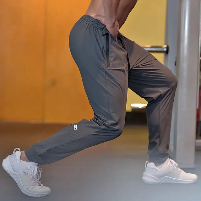 Training Pants With Zipper Pockets Football Pants Jogging Fitness Gym Pants Workout Sport Pants 4
