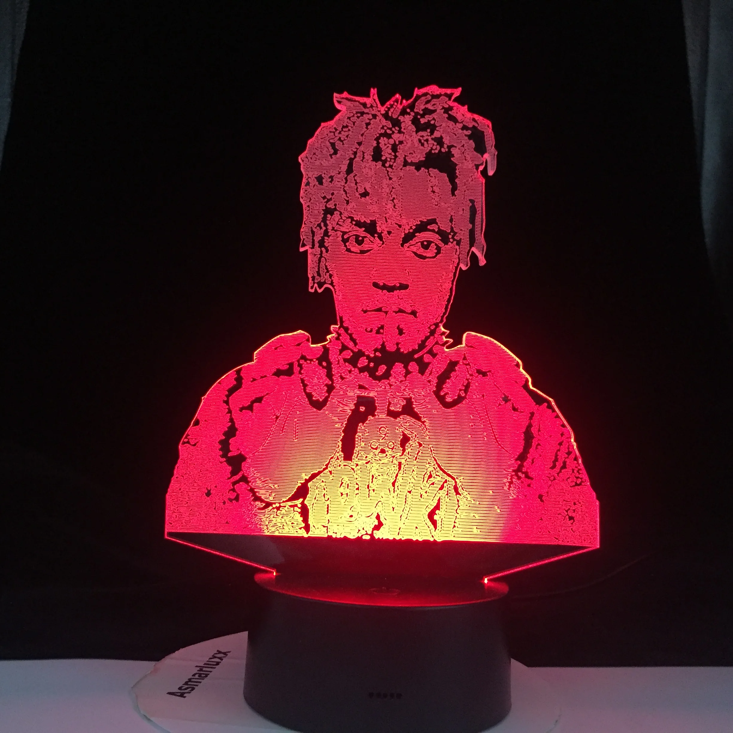 JUICE WRLD NO VANITY Lil peep CRY BABY GET CAKE DIE YOUNG LOVE All Design SKU 3D LED Lamp Drop shipping Service | Лампы и освещение