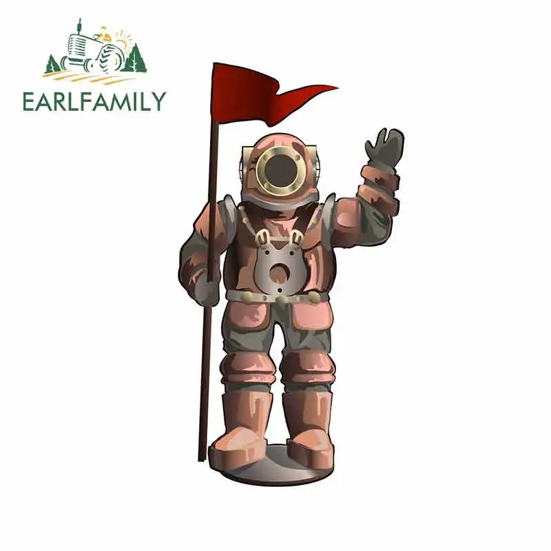 EARLFAMILY 13 см x 6 9 для старого подводного погружения костюма изолированного смешного