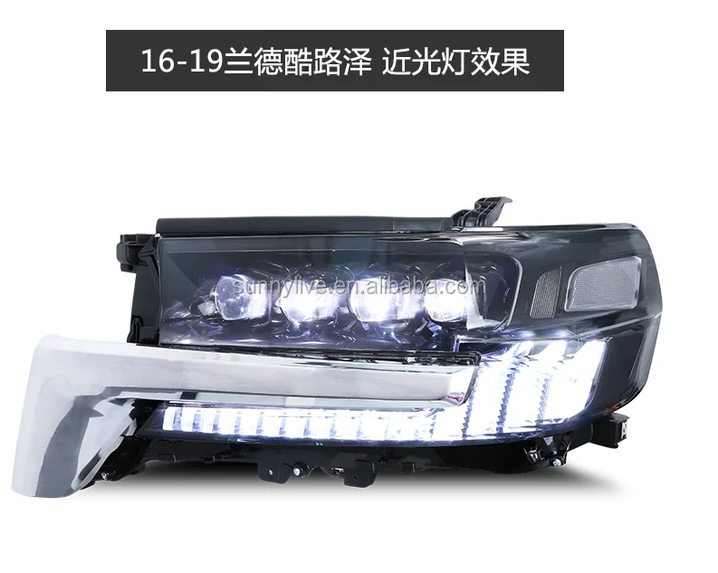 Полный светодиодный фонарь для- лет Land Cruiser LC200 FJ200 светодиодный головной фонарь LDV2