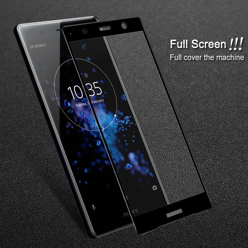 Imak Pro + Защитная плёнка для экрана Sony Xperia XZ2 Премиум полное покрытие Закаленное