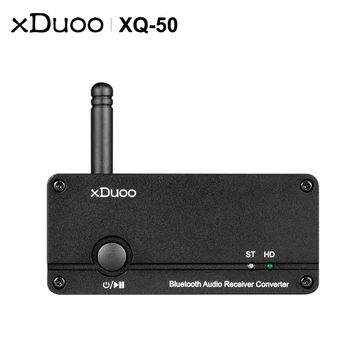 

XDUOO XQ-50 Buletooth 5.0 Audio Receiver Converter DAC/AMP ES9018K2M Chip Receiver Audio Rejuvenate Support AptX PC USB DAC