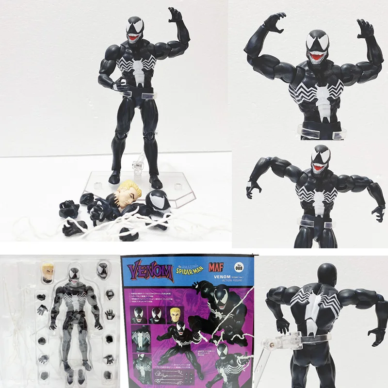 Новинка Mafex 075 Spderman Venom Человек-паук комикс версия фигурка модель игрушка подарок для детей