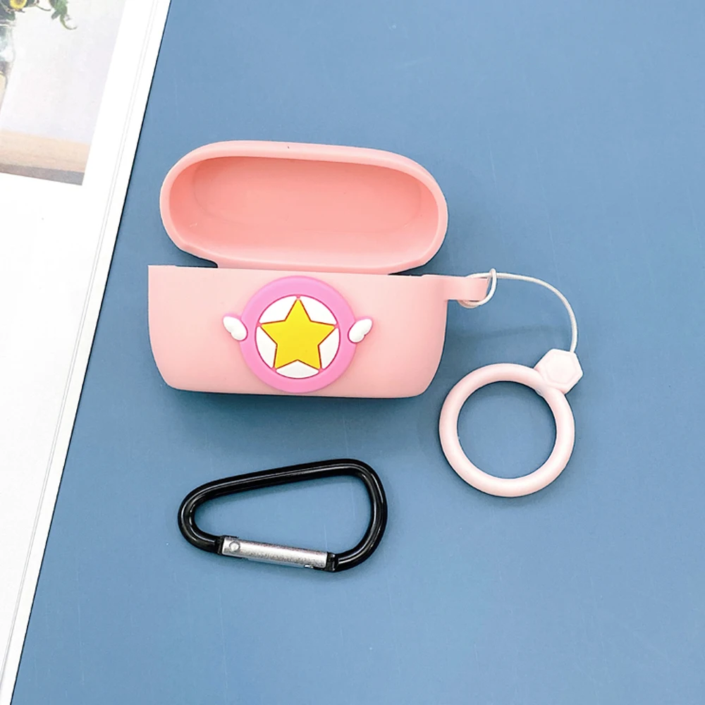 

Cute Silicone Cover for Jabra Elite 75T Case Wireless Headphone Box Girl Bluetooth Earphone Case Box Headset Bag