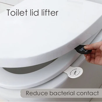 

New 1pc Nordic Toilet Seat Cover Lifter Sanitary Closestool Seat Cover Lift Handle Toilet Seat Cover Lifter Bathroom Home