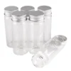 5pcs 25ml 27*70mm Clear Glass Bottles with Aluminum Caps Glass Jars Potion bottles Glass Vials Spice Jars for Art Craft 1