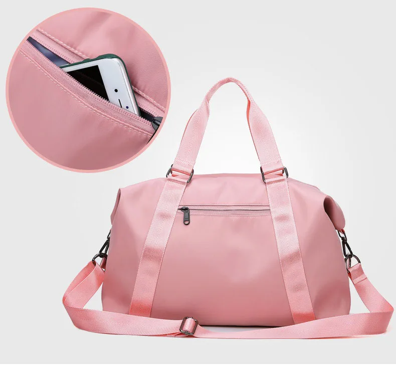 Wobag модная спортивная женская сумка для занятий йогой, тренировочная сумка, повседневные дорожные сумки для путешествий, уличные выходные сумки для сна, розовая сумка Bolso