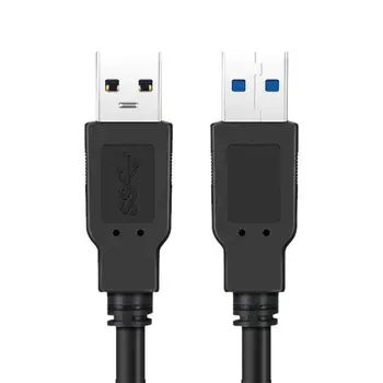 

USB 3.0 Type A to Type A Extension Cable Super Speed Male to Male Data Sync Cord for Radiator Hard Disk USB3.0 Data Cable