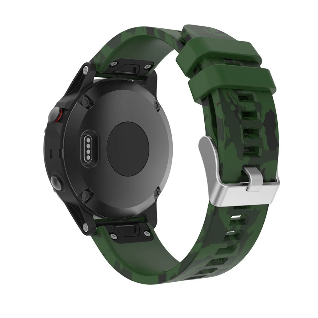 Для Garmin Fenix 5 Plus gps часы замена из силикагеля, мягкий ремешок для быстрой установки смарт часы браслет аксессуары#810