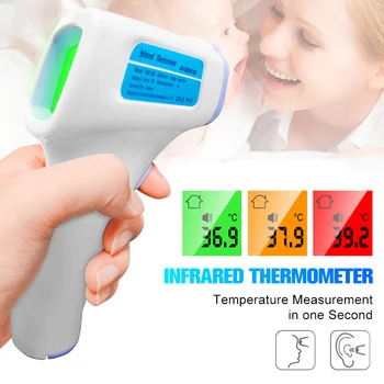

Digital Infrared Thermometer Gun Automated Infrared Temperature Meter Sensor Non-Contact Body Measurement for Industrial Outdoor