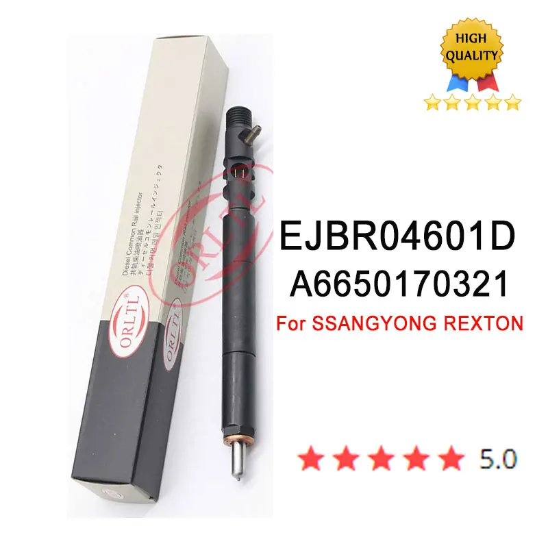 ORLTL EJBR04601D A6650170121 Diesel Common Rail Fuel injector EJBR0 4601D OEM for A6650170321 SSANGYONG Kyron REXTON 2.7