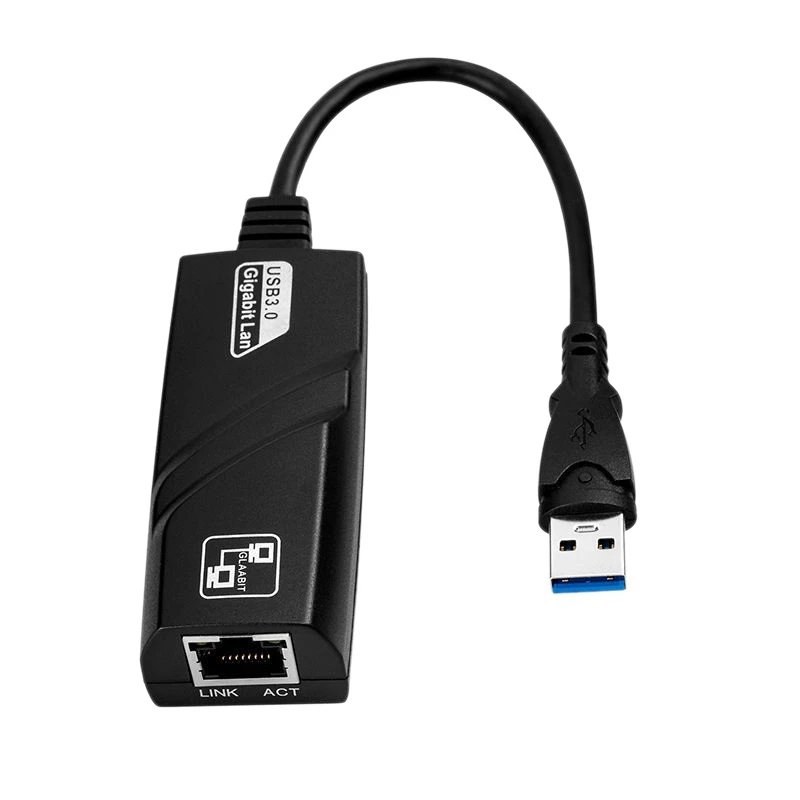 Адаптер USB 100 к Ethernet RJ45 гигабитная локальная сеть 10/1000 Мбит/с Рабочим Освещением