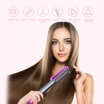 

LCD High-end Direct Power Generation Splint, Five-speed Thermostat, Negative Ion Hair Care And Straight Dual-use