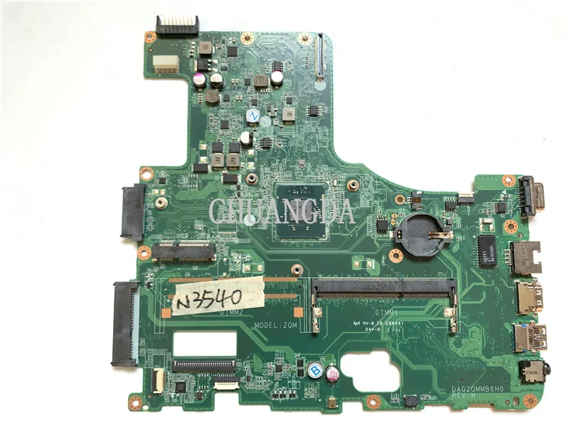 DA0ZQMMB6H0 NBMLQ11009 NBMLQ110096 laptop motherboard For acer aspire E5-411 E5-411g MainboardX-A2