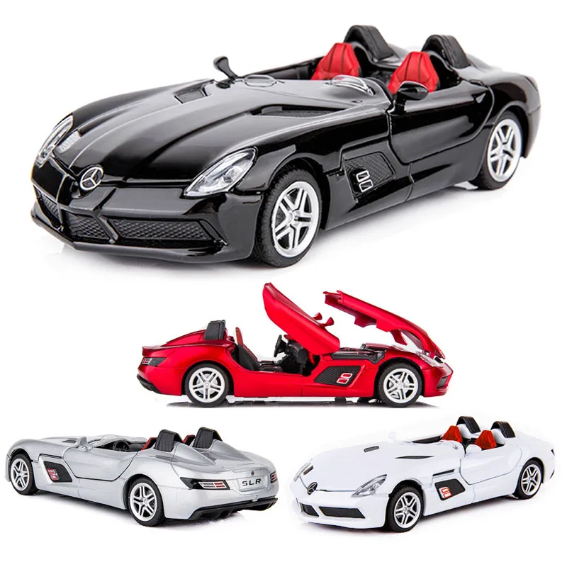 

1:32 AMG-SLR die cast alloy cars model Convertible supercar Boy gift collectibles Child car toy free shipping