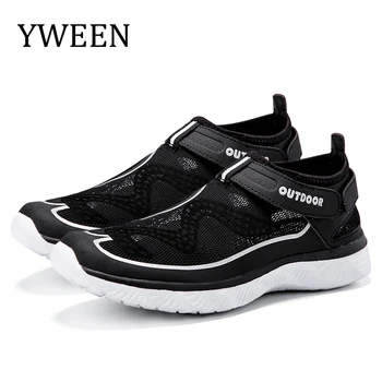 

Spring Summer Fashion Sneakers Men Casual Shoes Air Mesh Shoes Men Lightweight Breathable Slip-on Flats Men Outdoor Wading Shoes