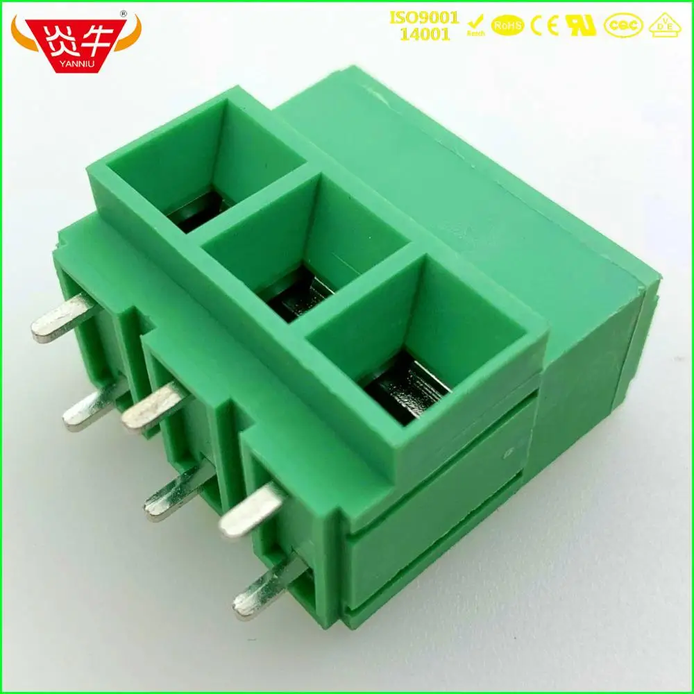 135T-10.16-3P KF135T 10,16 2P 3P PCB универсальные Винтовые клеммные блоки DG135T 10,16 мм 2PIN 3PIN MKDSP 10N/2-10,16 1773976 PHOENIX DEGSON KEFA - Цвет: 135T-10.16-3P