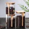 3 Ideas 800-1200ml with Spoon Sealed Jar Storage Tank Condiment Coffee Beans Tank Kitchen Supplies Sugar Storage Bottle Tea Box 2