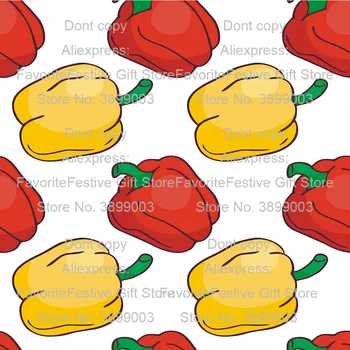 

pumpkin Red pepper vegetables baby kids rayon Cotton Fabric Cloth Sewing Quilting bedding apparel patchwork fabric infant cloth