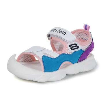 

Baby Boys Sandals 2020 Summer New Mesh Breathable Kids Sport Sandals Soft Bottom Infant Girls Sandals Beach Shoes SXY009