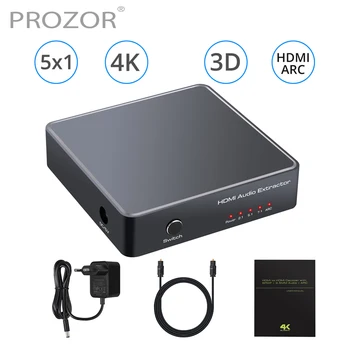 

4K 3D HDMI Audio Extractor HDMI to HDMI Optical TOSLINK SPDIF 3.5mm Analog Stereo HDMI Audio Splitter Adapter Converter for TV