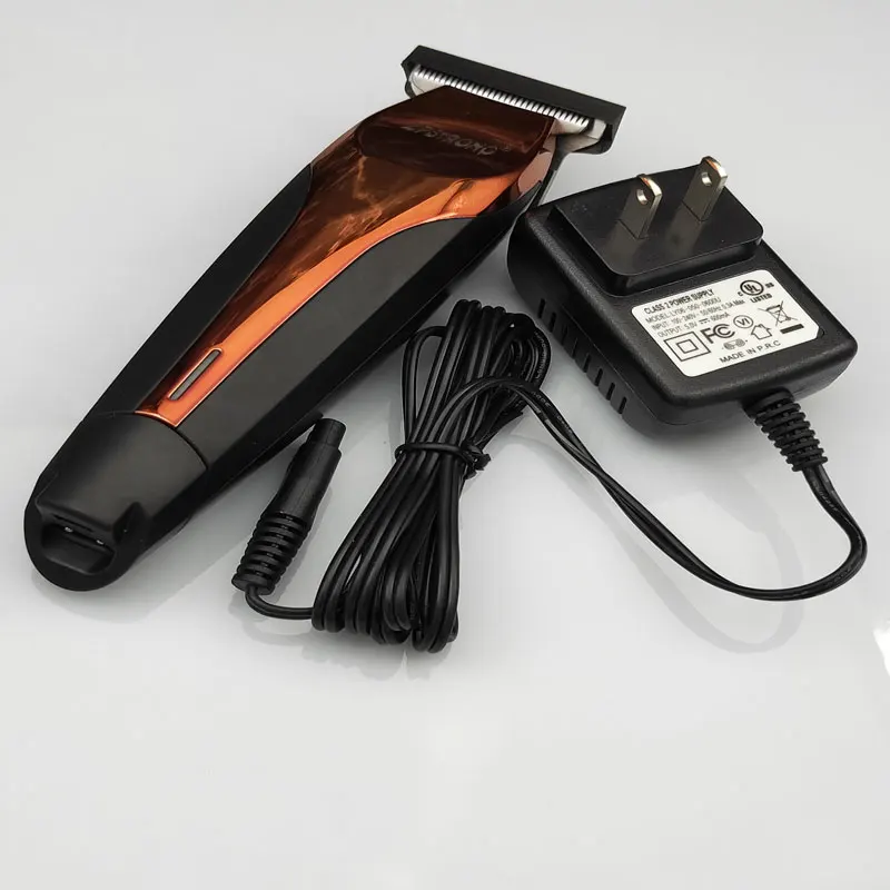 US Plug 100-240 в профессиональный триммер для волос перезаряжаемая электрическая машинка для стрижки волос триммер для бороды для мужчин 0 мм Парикмахерская Беспроводная Машинка для стрижки волос - Цвет: US Plug