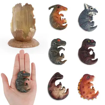 

Half Hatching Simulation Dinosaur Egg Pedestal Model Children Toy Party Favors
