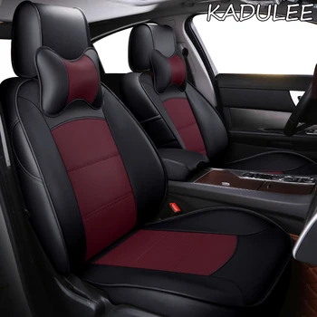 

KADULEE Custom Leather car seat covers For JEEP Compass Wrangler Patriot Cherokee Grand Cherokee Commander Renegade car sears