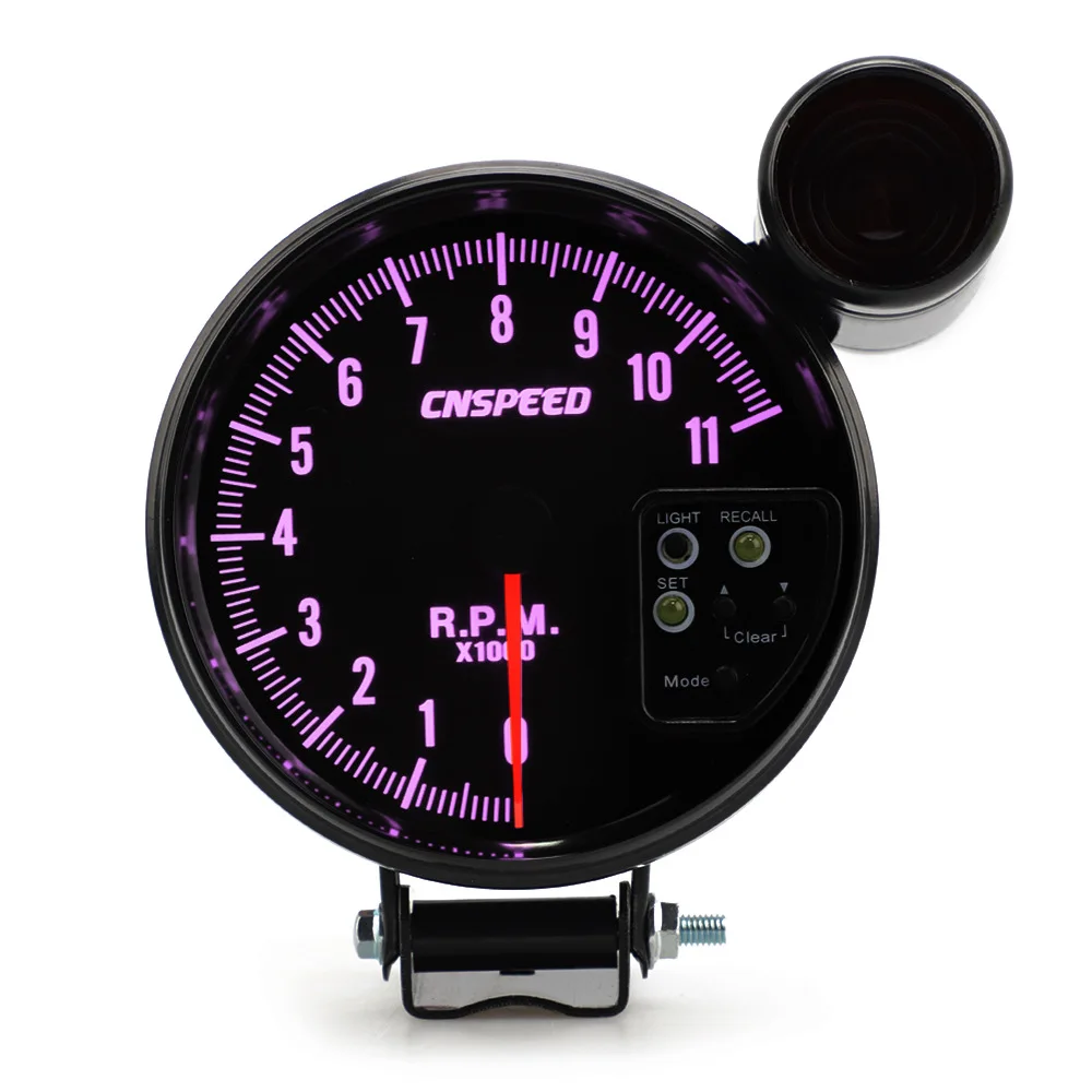 Лидер продаж автомобиля 12V изменение 5 дюймов Скорость ometer Универсальный семь цветов дай вращающаяся Скорость сигнальная лампа cn Скорость