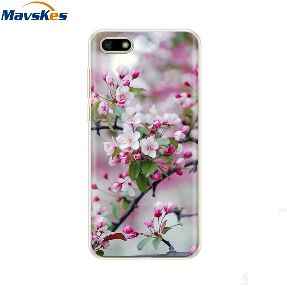 57 Huawei Honor 7A силиконовая Мягкая ТПУ задняя крышка для Funda huawei Honor7A чехол 5,4" Русская версия DUA-L22 защитный бампер для телефона - Цвет: 57