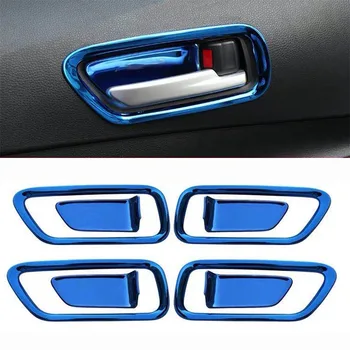 

4 Pcs Car Interior Door Bowl Decoration Frame Sticker Sequin Accessories For Toyota Corolla 2019 2020 2021