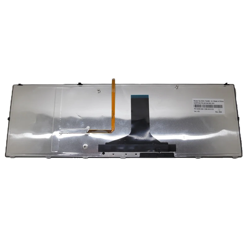 Ноутбук US RU клавиатура для Toshiba Qosmio X770 X775 английский Россия 9Z. N4YBC. 201 NSK-TQ2BC 01 KBDZP750RU с подсветкой