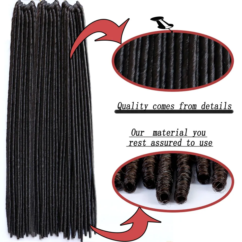 MUMUPI 20 дюймов мягкие дреды вязаные крючком косички Jumbo Dread прическа Ombre цвет синтетический искусственный Locs плетение волос для наращивания