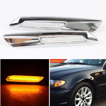 

Car Side Turn Signal Lights LED Turn Indicator Blinker Lamp Signal Lamp Side Marker For BMW 1 3 5 Series E60 E61 E81E82 E87 E88 E90 E91 E92 E93
