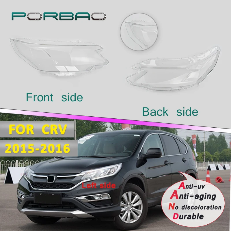 

Car Transparent Headlamp Headlight Lens Auto Replacement Parts Lens Shell Cover For Hond CRV 2015 2016 Car Repair Tool DIY