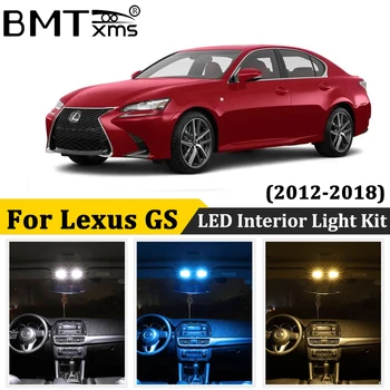 

BMTxms 11Pcs Canbus Auto LED Interior Light License Plate Lamp Kit For Lexus GS 250 350 450h 200t GS250 GS350 GS450h GS200t