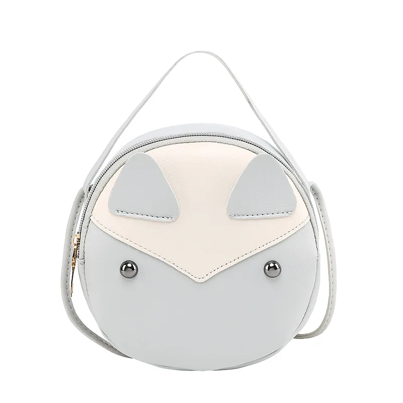 

2019 Autumn Cute Small round Bag Shoulder Hand Cosmetic Bag Versitile Fashion Network Red Packet Trend Small CK