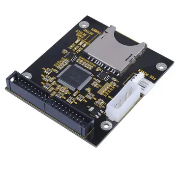 

Digital SD SDHC Memory Card To 3.5 Inch 40 Pin Male IDE Hard Disk Drive Adapter Card With 4 Pin Power Supply Connector