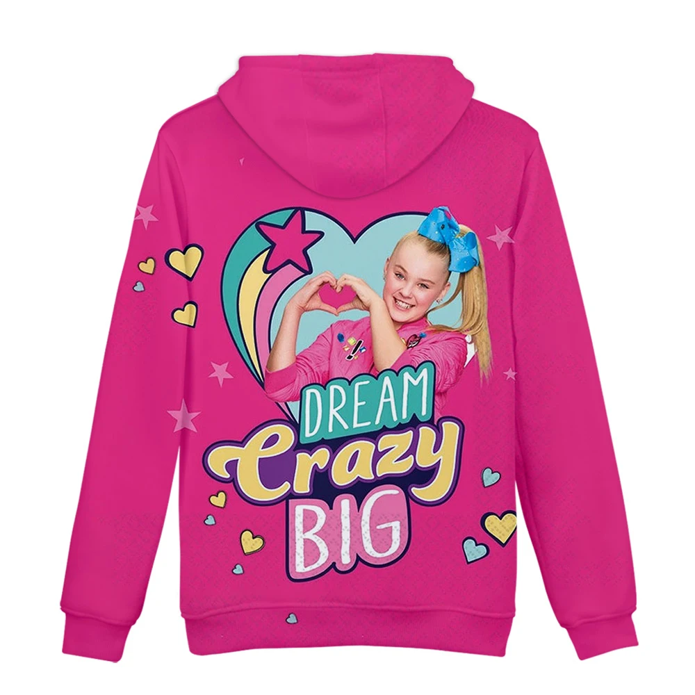JOJO SIWA толстовки с 3D принтом для женщин/мужчин с длинным рукавом толстовки с капюшоном Лидер продаж Популярные уличные толстовки на заказ