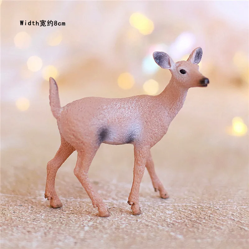 Elk C Цветочные листья Merry Топпер на Рождественский торт на год Лось ребенок любовь подарок детский душ вечерние украшения для выпечки Десерт принадлежности - Цвет: Elk C