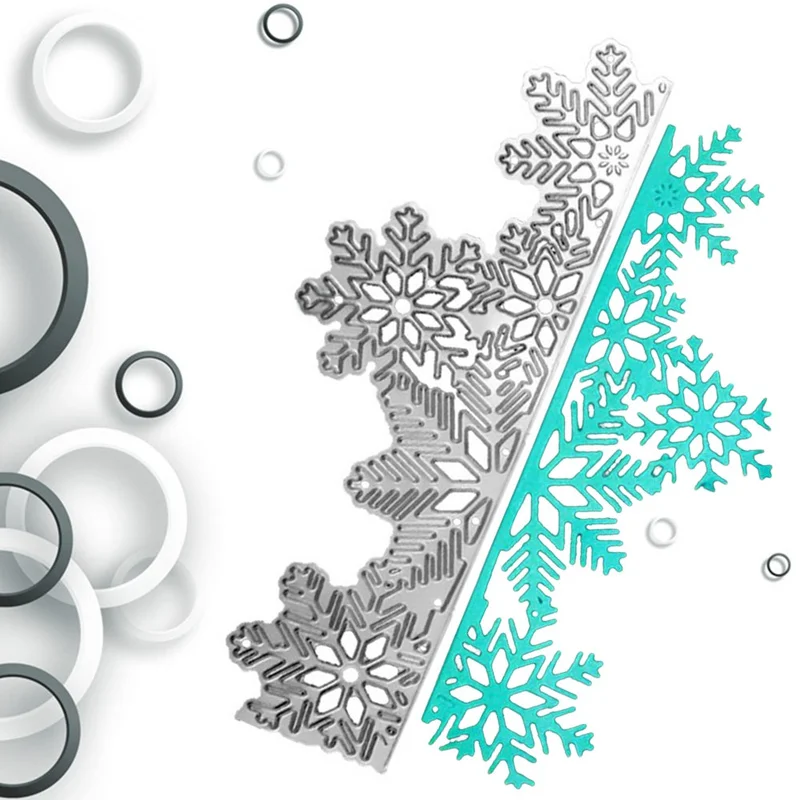 Снежинка рождественские металлические штампы для скрапбукинга трафареты