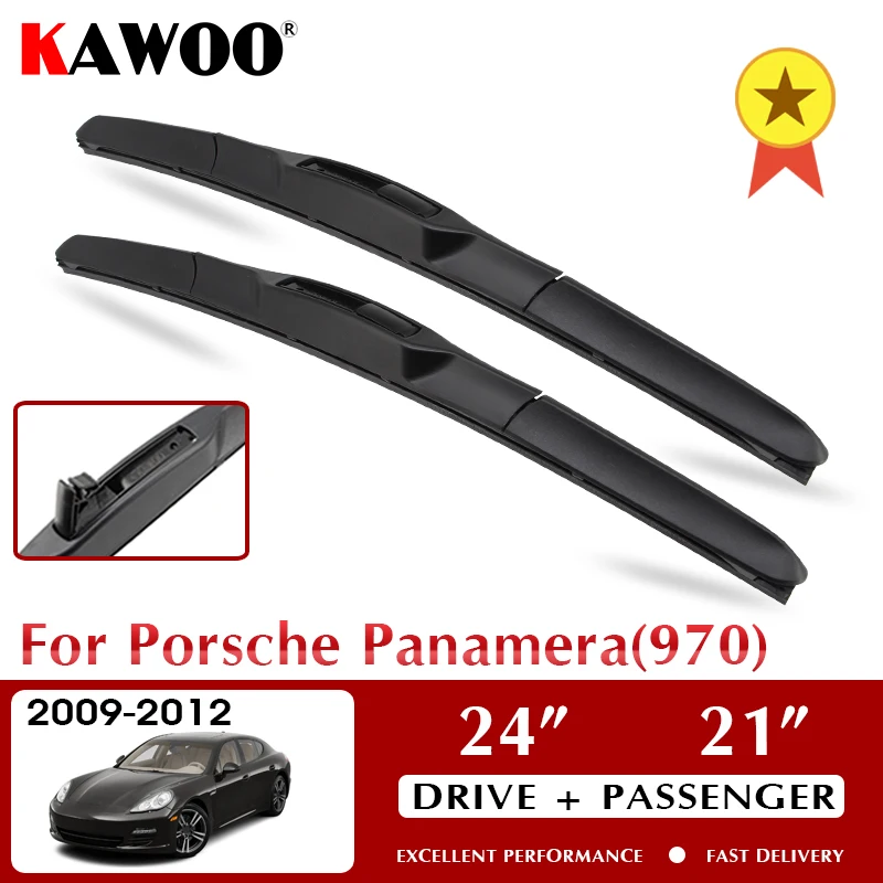 

Автомобильные щетки стеклоочистителя KAWOO для Porsche Panamera(970) 2009-2012 Аксессуары для лобового стекла 24 "+ 21" LHD RHD