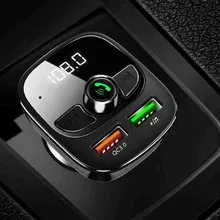 Adapter Mp3-Player Modulator Car-Kit Audio-Receiver Usb-Car-Charger Fm-Transmitter Buletooth