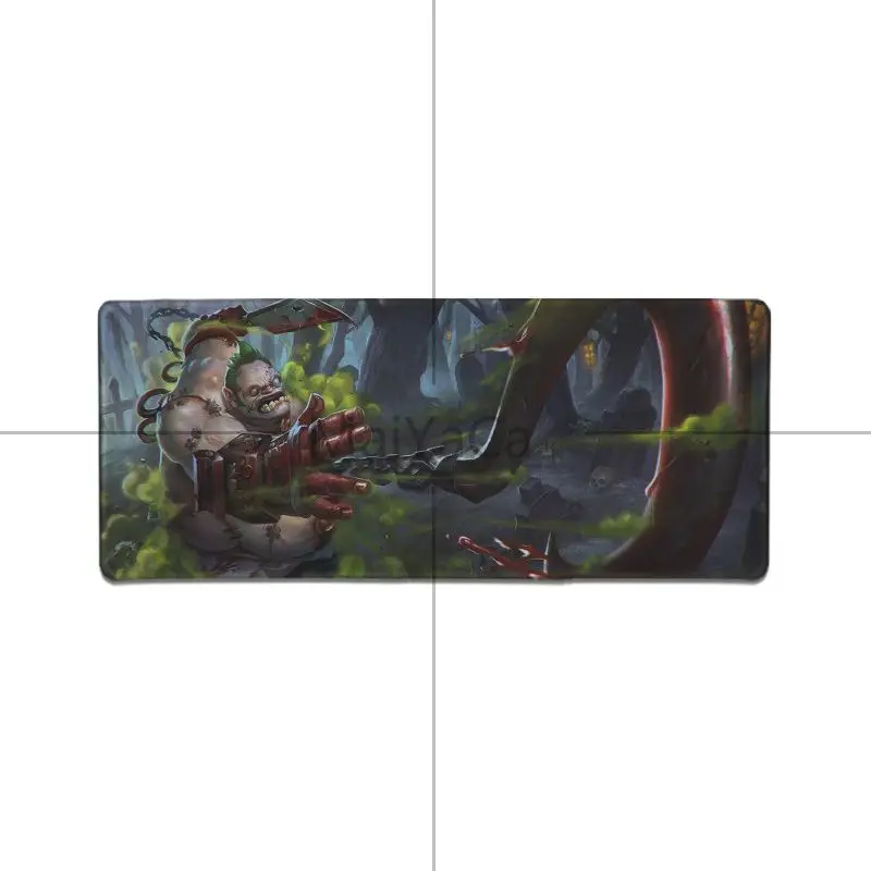 Maiyaca нескользящий ПК Dota 2 Pudge геймерская игра коврик для мыши запирающийся край игровой коврик для клавиатуры - Цвет: Lock Edge 30X90cm