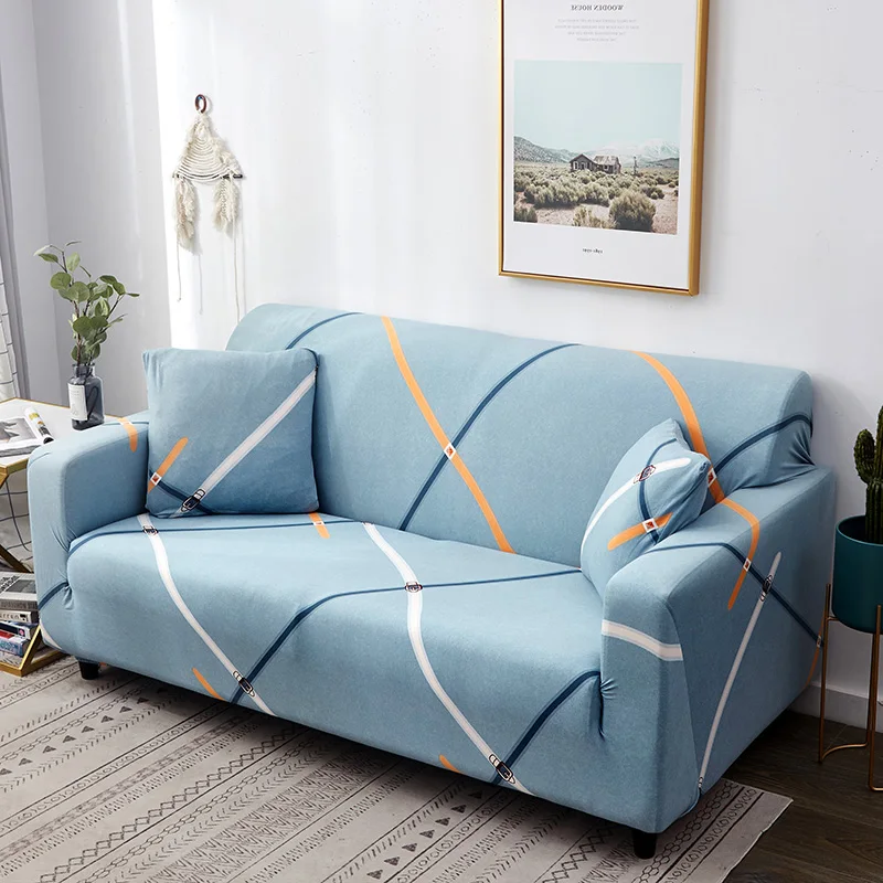 Чехол для дивана с скандинавским рисунком, набор диванов для гостиной, угловой, l-образный шезлонг, чехол для дивана