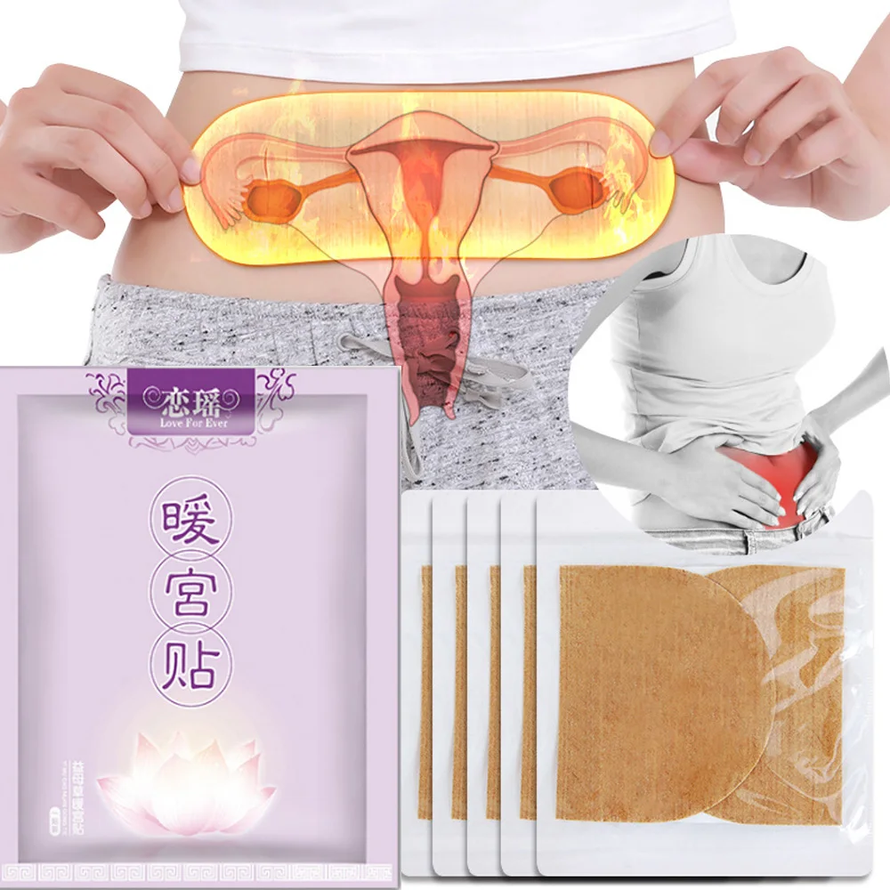

5Pcs/Set Dysmenorrhea Paste Warm Palace Paste Fever Stickers Paste, Leonurus Warm Palace, Drive Cold Raise Ovarian Warm Paste