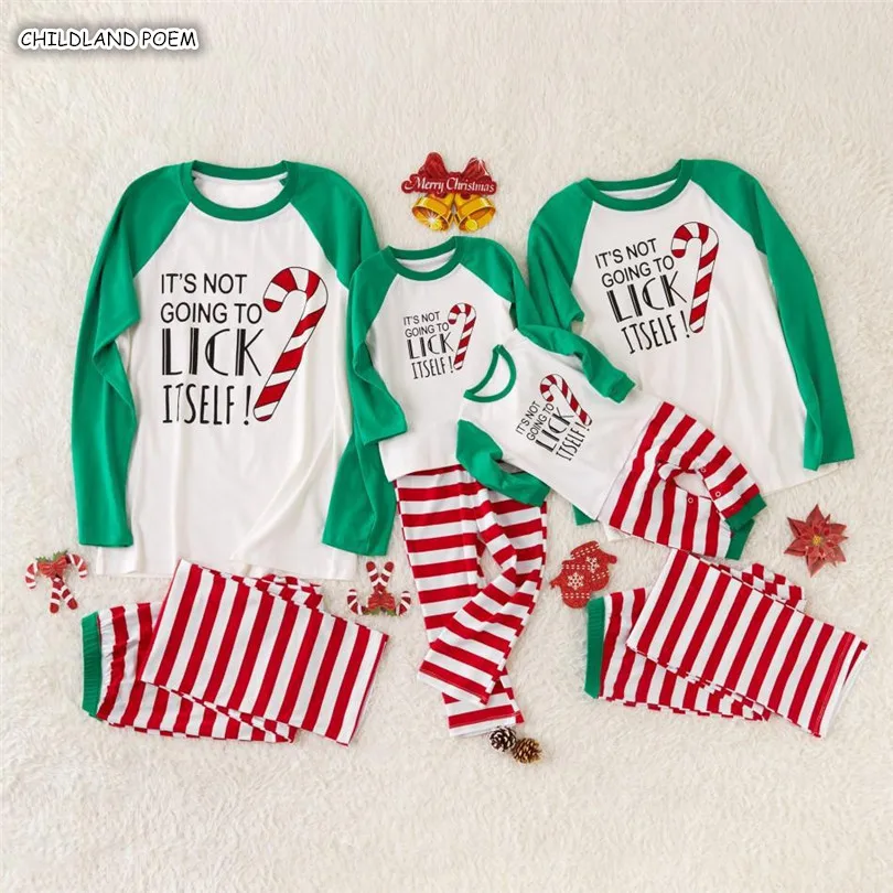 

Family Christmas Pajamas X-mas Family Matchig Clothes Family Look Sleepwear Mother Daughter Father Kids Nightwear Outfits