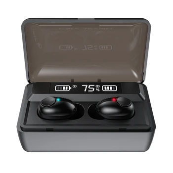 

T8 Wireless Headphones Bass Bluetooth 5.0 Earphone Mini True Tws Earbuds with Power Bank LED Display