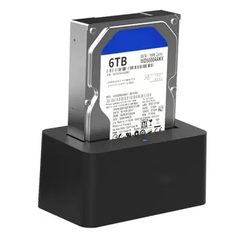 

USB 3.0 to SATA External Hard Drive Docking Station for 2.5/3.5 SATA Support 8TB C90F